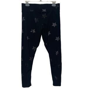 New Terez‎ Black Star Leggings Large
